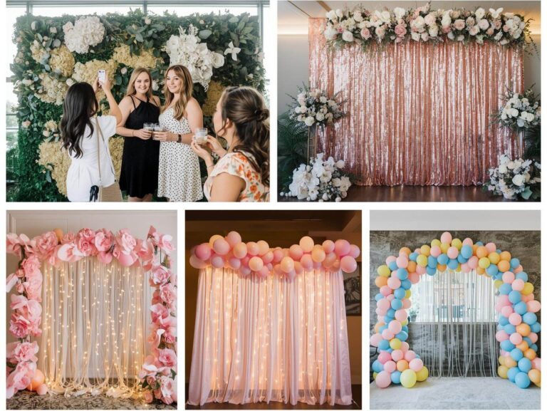 30 Stunning Party Backdrop Ideas for Perfect Photos and Decoration