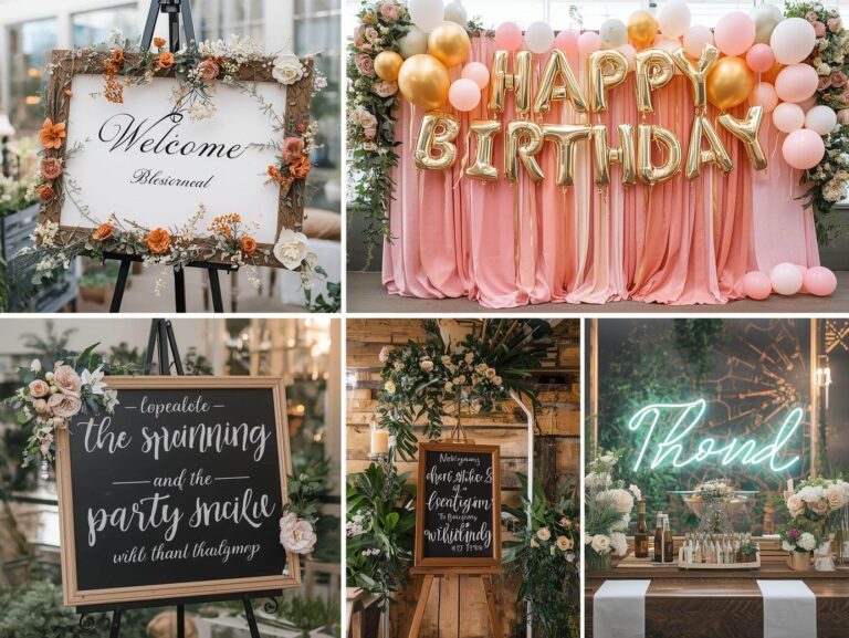 30 Creative Party Banner & Signage Ideas for Every Celebration
